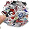 Aiwanto Stickers (50pcs) Vinyl Skateboard Guitar Travel Case Sticker Door Laptop Luggage Car Bike Bicycle Stickers(Sneakers)