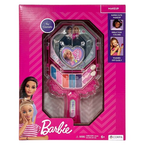 Corpa Barbie Hand Mirror With Cosmetics Multicolour