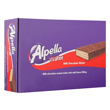 Alpella Milk Chocolate Wafer 38g x Pack of 24