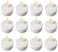 Generic 12 Pcs/Set LED Flickering Battery Operated Tea Light
