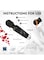 Generic Portable Waterproof Handheld Cordless Vibration Massager For Back Neck Shoulder Sports Recovery Muscle Aches, Black