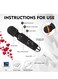 Generic Portable Waterproof Handheld Cordless Vibration Massager For Back Neck Shoulder Sports Recovery Muscle Aches, Black