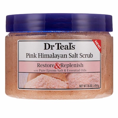 Dr. Teal's Body Scrub Pink Himalayan Sea Salt 454g