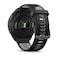 Garmin Forerunner 965 Premium GPS Running And Triathlon Smartwatch, Carbon Grey DLC Titanium Bezel With Black Case And Black/Powder Grey Silicone Band, 010-02809-10