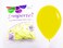 Sempertex 50pcs, 12'' Round Balloons, pastel matte yellow latex balloons