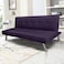 In House Sandi 2 In 1 Sofabed Velvet Upholstered - Dark Purple