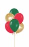 Generic - Christmas Balloon Pack - Red, Gold and Green