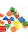 Generic Wooden Geometric Shape Stacking Blocks cm