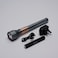 DOMEA Rechargeable LED Flash Light, Water Resistant Retractable Cover   Power Bank Function, Matte Finish high End Body Design, Ideal For Camping, Hiking, Biking &amp; Outdoor Activities