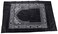 Generic Portable Black Color Muslim Prayer Rug With Compass Pocket Size Qibla Finder With Booklet Waterproof Material