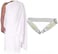 Men's Ihram clothing set for Hajj and Umrah, cotton clothes and one belt, weight 1200 grams.