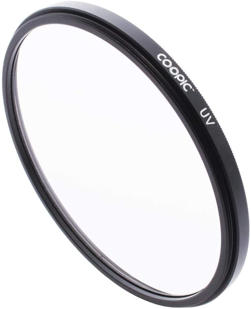 COOPIC 55mm UV Ultra-Violet Filter Lens Protector Compatible with Canon Nikon DSLR Cameras