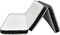 Comfy Portable White Knitted 180x90x10cm Medicated Folding Mattress with Black Border