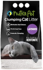 Buy Nutrapet Lavender White Compact Cat Litter 5Kg in UAE