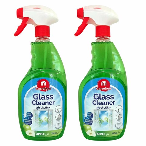 Carrefour Apple Glass Cleaner 750ml x Pack of 2 @Special Price