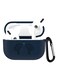 Margoun Silicone Case Cover For Apple AirPods Pro Dark Blue