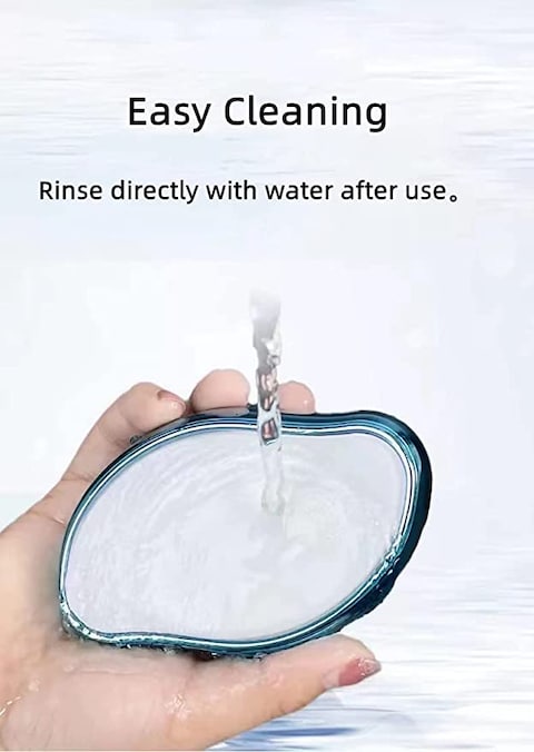 2022 New Bleame Crystal Hair Eraser,Magic Crystal Hair Removal,Exfoliation Painless Hair Removal Tool for Men &amp; Women,Soft Smooth Silky Skin, Full Body Hair Removal, Blue
