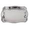 Abu Hamda Stainless Steel Tray with Handle - 43 Cm