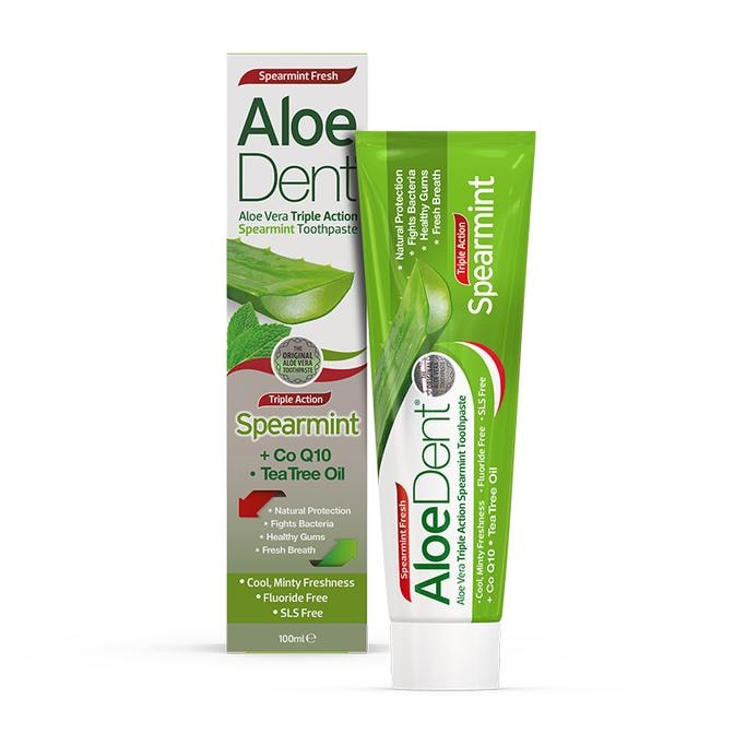 Buy ALOEDENT TRIPLE ACTION SPEARMINT TOOTHPASTE 100ML Online ...