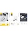 JBQ HDT-31 Lightning to USB 3.0 Standard + RJ45 Ethernet + HDMI 4K + Lightning 4 in 1 Adapter