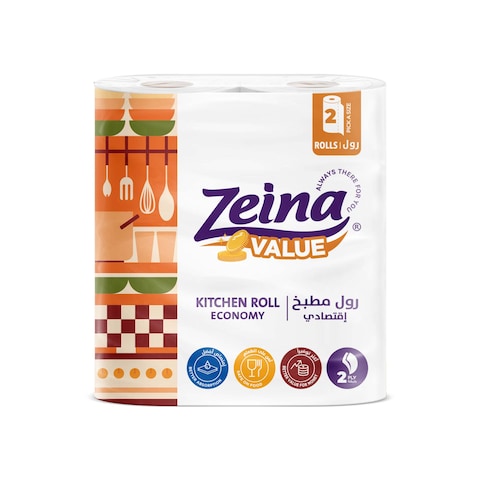 Zeina Kitchen Towel - 2 Rolls