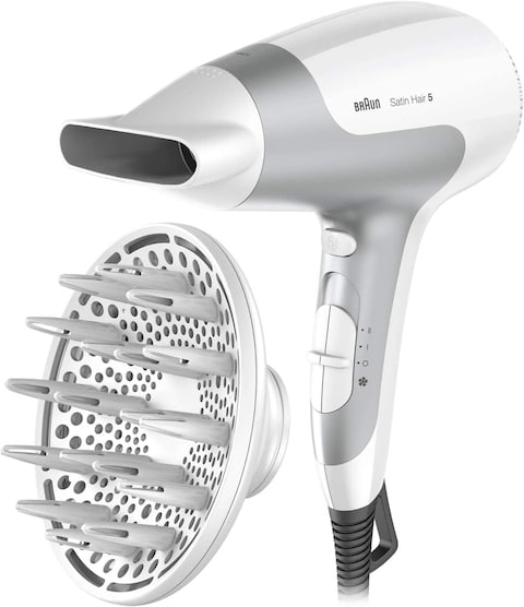 Braun Satin Hair 5 HD 585 Hair Dryer With Diffuser And Ionic Function