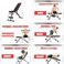 Marshal Fitness Adjustable Sit up Bench Home Use Abdominal Trainer with Six Level of Adjustment-MFDS-S045