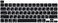 Ntech Arabic/English Silicone Keyboard Cover Skin For New Macbook Pro 16" Inch (Model: A2141) 2019 And Macbook Pro 13 Inch 2020 (Model: A2289/A2251) US Layout Protector Black
