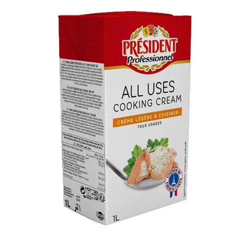 Buy President All Uses Cooking Cream 1L Online | Carrefour Lebanon