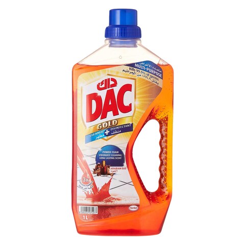 Buy DACK GOLD CLEANER + DISNFECTANT POWER FOAM ARANIAN OUD 1L in Kuwait