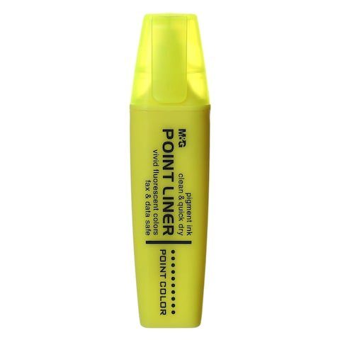 M&amp;G 21576 Vivid Fluorescent Point Liner Pigment Ink Highlighter 4 Pieces