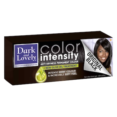 Dark And Lovely Original Black Intensity Hair Color Cream 100ml