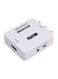 Generic - Mini AV To HDMI Video Converter Adapter White