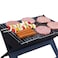 NOTEBOOK PORTABLE FLAT-FOLDING BBQ CHARCOAL GRILL