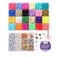 ESSEN 6mm Clay Beads Kit Heishi Bracelet Beads Alphabet Letter Beads Jewellery Making DIY Bracelet Bead Kit Craft for Girls with Manual - 5591+ pcs