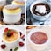 Star Cook 6 Oz Ramekin Bowls,8 PCS Set for Baking and Cooking, Oven Safe Sleek Porcelain White Ramikins for Pudding, Creme Brulee, Custard Cups and Souffle Small instant table tray