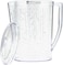 Royalford 1.80L Rainbow Water Jug- Rf10894 Break Resistant Plastic Jug With A Comfortable Handle Perfect For Serving Fruit Juices, Water Long-Lasting Construction Blue