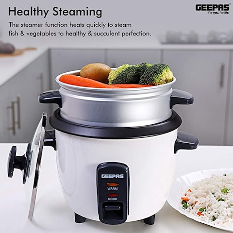 Geepas Electric Rice Cooker, 0.6L