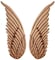 LINGWEI Small Angel Wings Iron Wall Decor Metal Wings Wall Ornament Rustic Style Glowing Wings Decor Hanging Industrial Wind Wall Decor Crafts