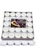 Generic 50 Pack Of 2-Hour Burn Duration Smokeless Tealights Candle Set White 18.00*2.50*18.00Cm