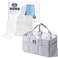 Sunveno Diaper Caddy with 100pcs Changing Mats - Grey