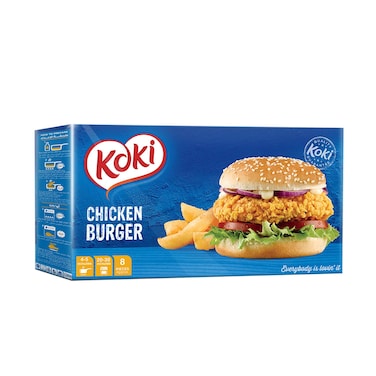 Koki Chicken Burger - 8 Pieces