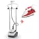 Black+Decke GST2000PR Garment Steamer+Steam Iron
