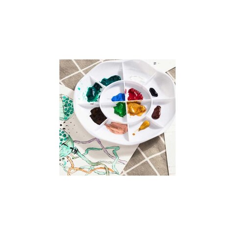 Deli Paint Palette - 12 Well  - 135mm