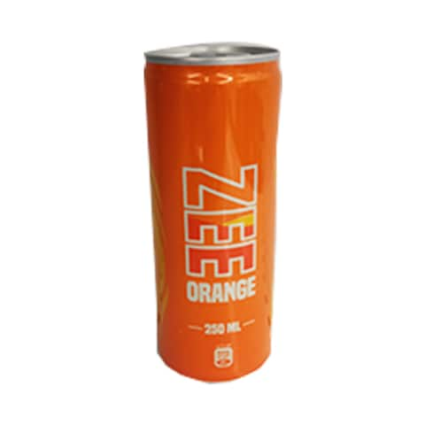 Zee Soft Drink Orange Can 250ML