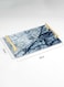 Lowha Decorative Acrylic Serving Tray With Gold Metal Handles And Marble Ink Design 20x30 cm