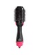 One Step 2-In-1 Hair Dryer And Styling Brush Black/Pink 18inch