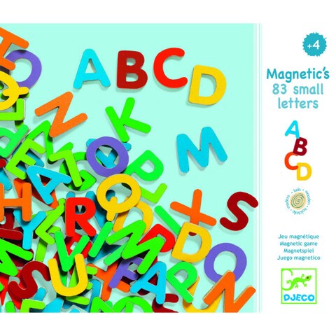 Djeco 83 Small Magnetic Letters