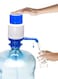 مضخة يدوية الشرب أزرق/ ابيض