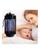Generic 220V Electric Insect Killer Mosquito Killing Fly Bug Zapper Trap Uv Lamp Catcher Bug Indoor Outdoor Lll-Sxg-3028 Black
